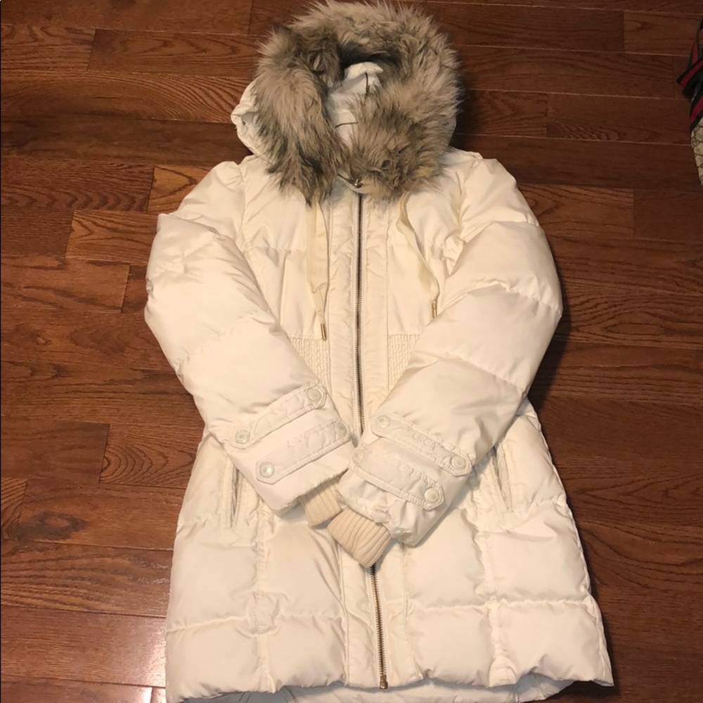 Juicy Couture Cream Puffer/ Down Coat